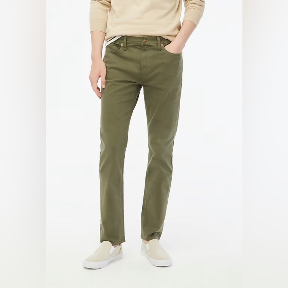 J. Crew Slim-fit garment-dyed five-pocket pant size 34 x 32